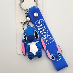 Stitch Keychain Pendant Bag Backpack Charm Small Gift Blue Stocking Stuffer
